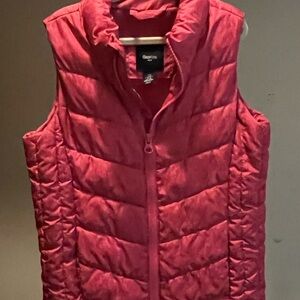 GAP kids fuchsia Quilted Vest